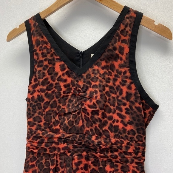 BB Dakota Almeta Wild Things Leopard Print Dress Sz 6 - Picture 5 of 8